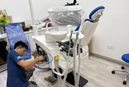 Installing the Sinol 2316 Dental Unit for Kah Chit